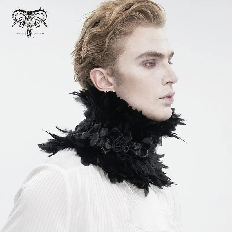 Unisex Gothic Federkragen