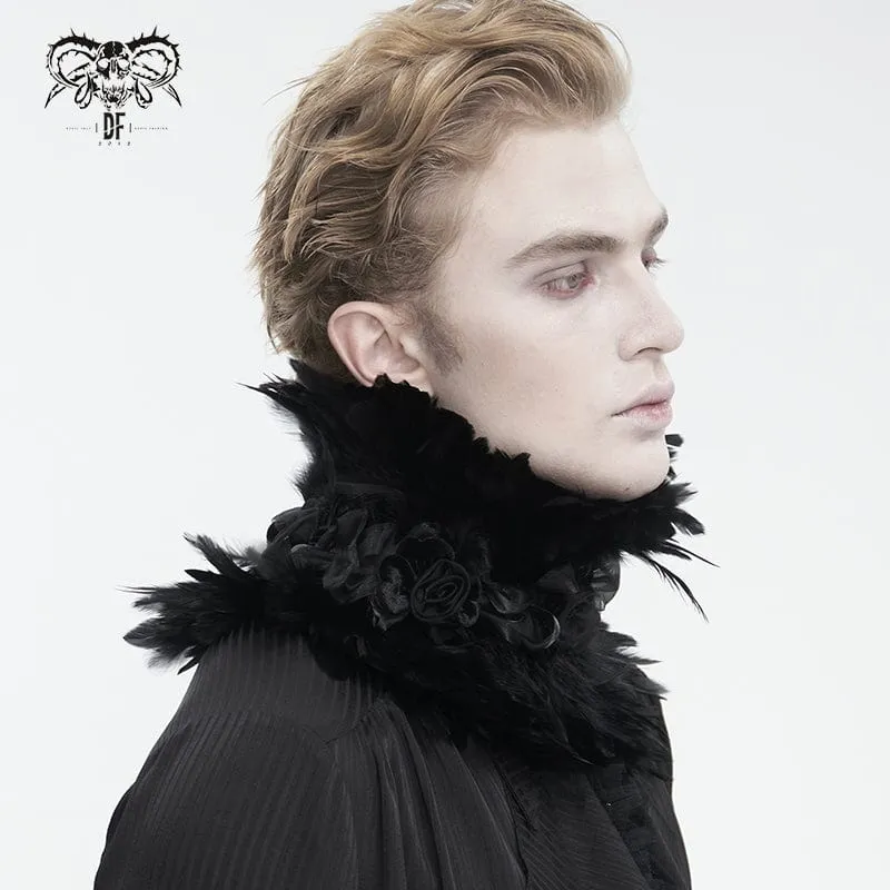 Unisex Gothic Federkragen