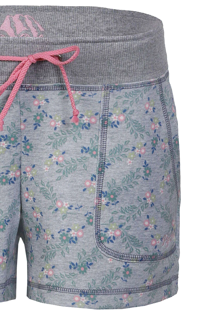 Damen-Sweat-Shorts mit Blumen