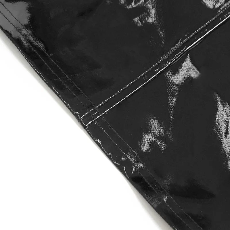 Punk-Rock für Damen mit Ösen, Trägern und Reißverschluss