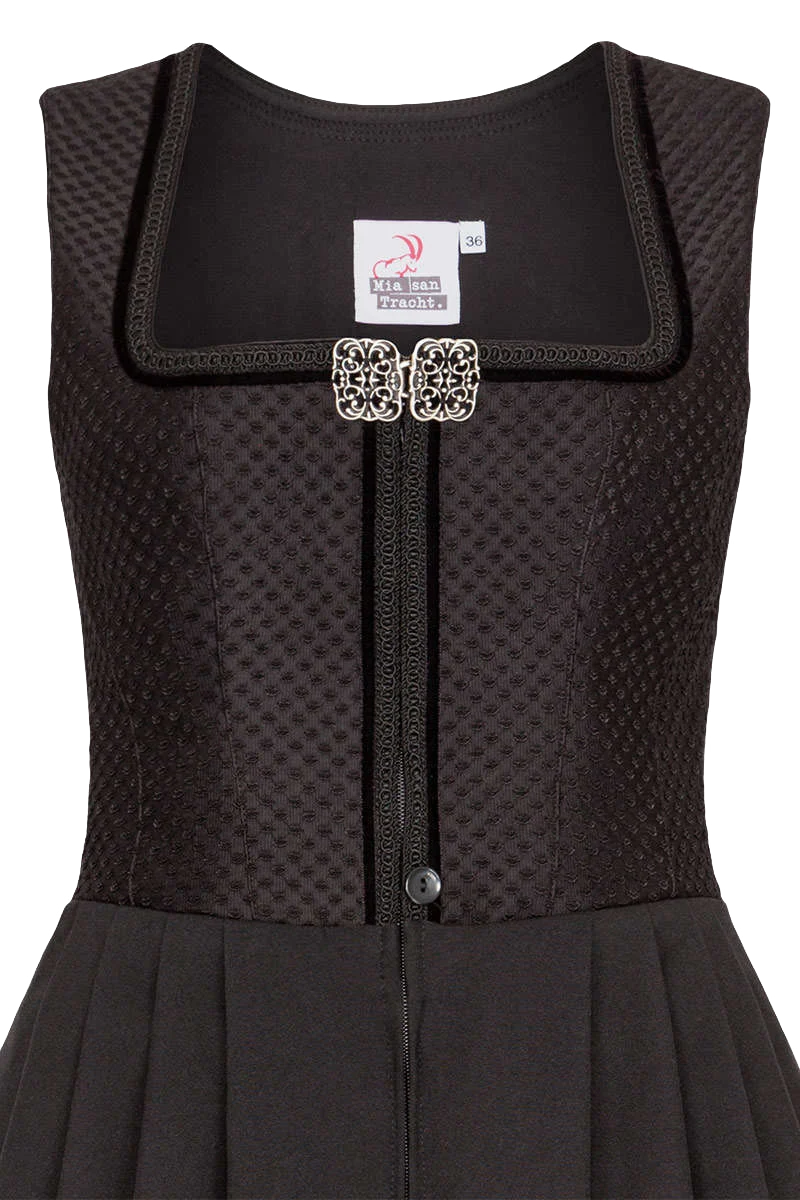 Stretch Dirndl mit Brosche ohne Schürze