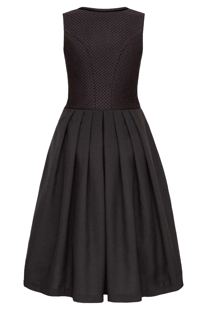 Stretch Dirndl mit Brosche ohne Schürze