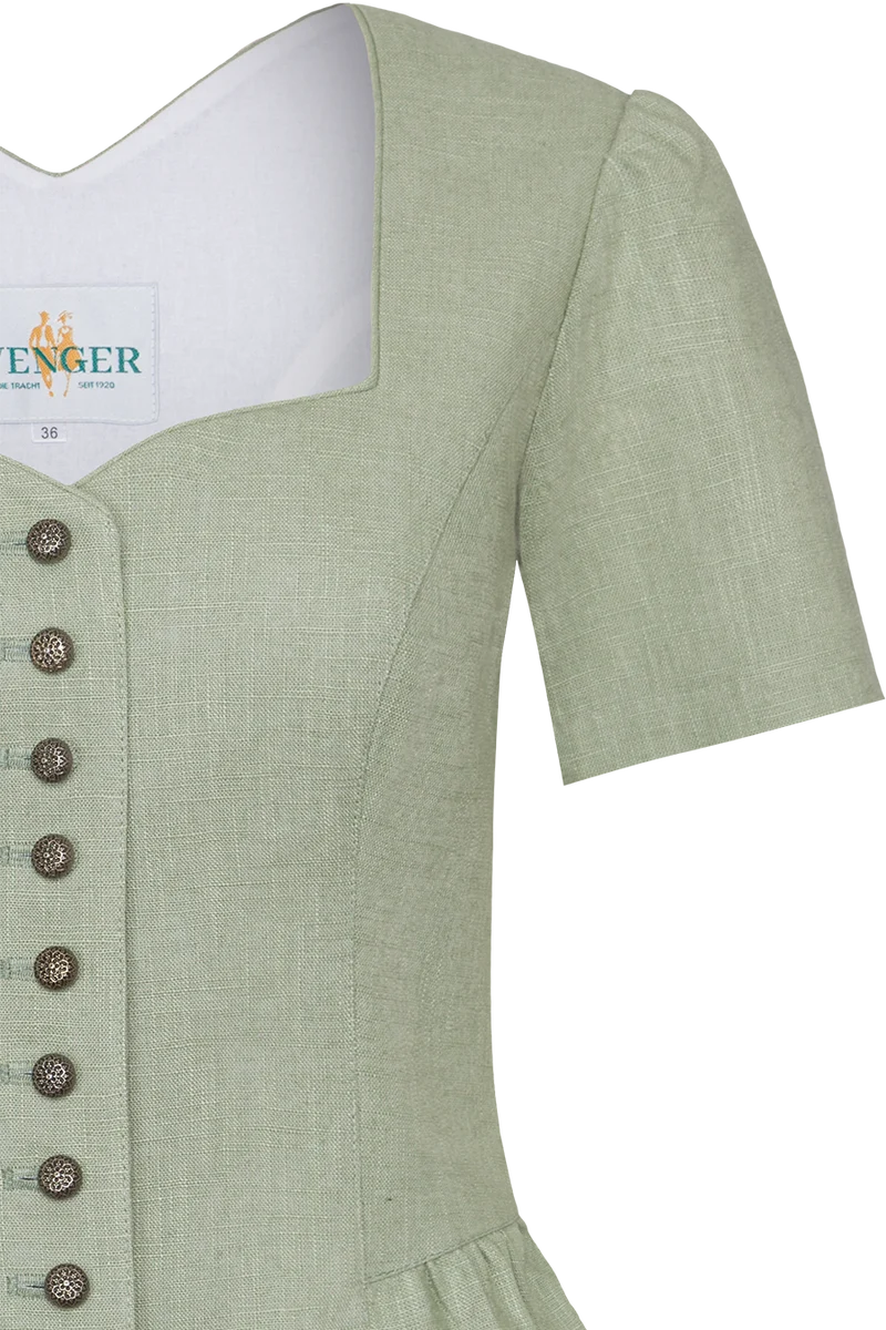 Damen Leinen-Baumwoll-Mieder mit Ärmel
