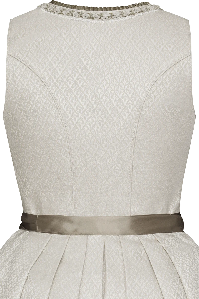 Mini-Dirndl mit Schnürung und transparenter Schürze
