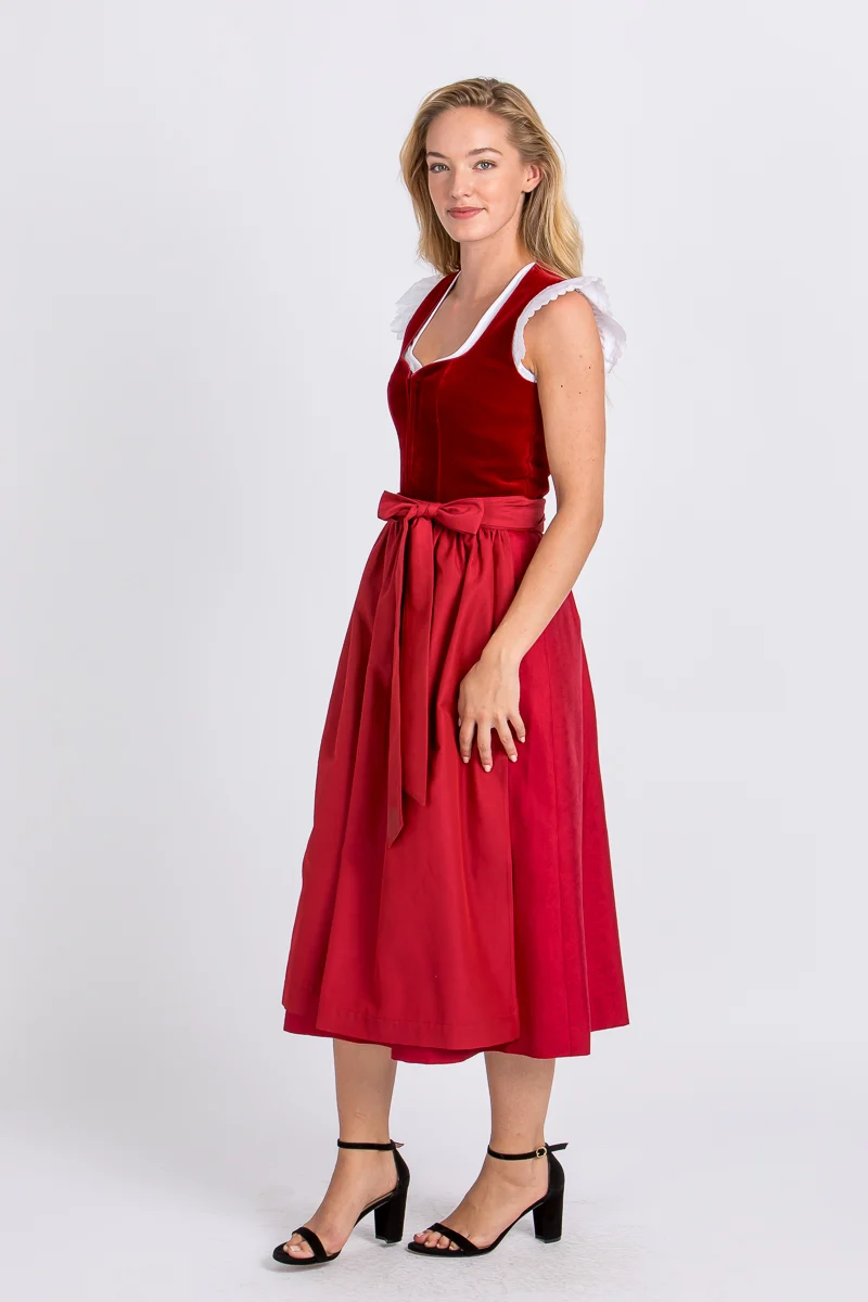 Almliebe Dirndl Christl rot