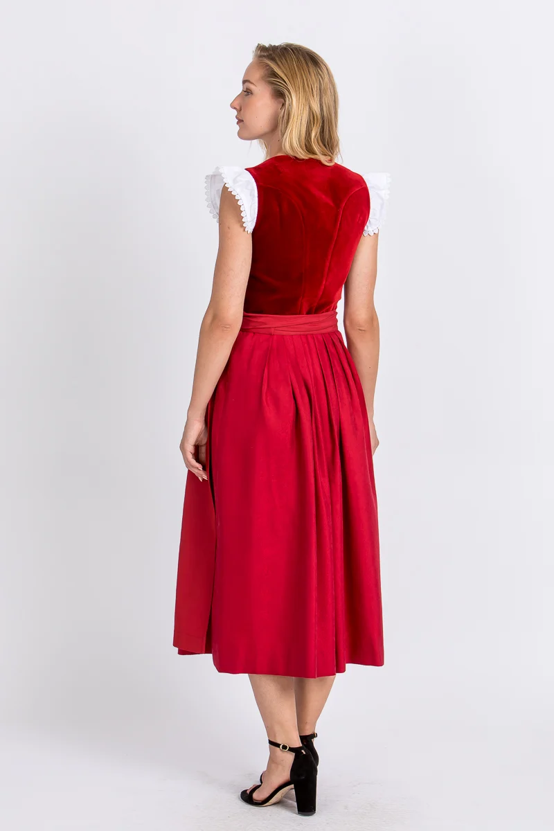 Almliebe Dirndl Christl rot