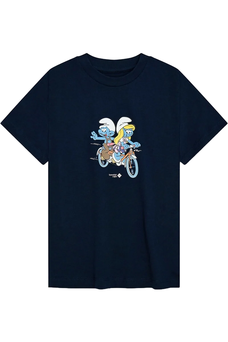 Kinder T-Shirt mit Druck 'Schlümpfe Trachtentandem'