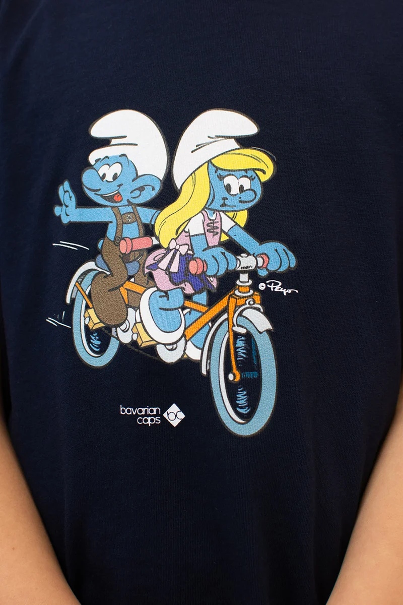 Kinder T-Shirt mit Druck 'Schlümpfe Trachtentandem'