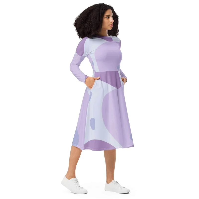 Your Dream Lavender Dress – Art and Comfort in One Package!