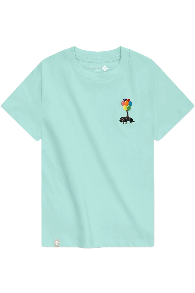 Kinder T-Shirt mit Dackelstickerei 'Dackelexpress'