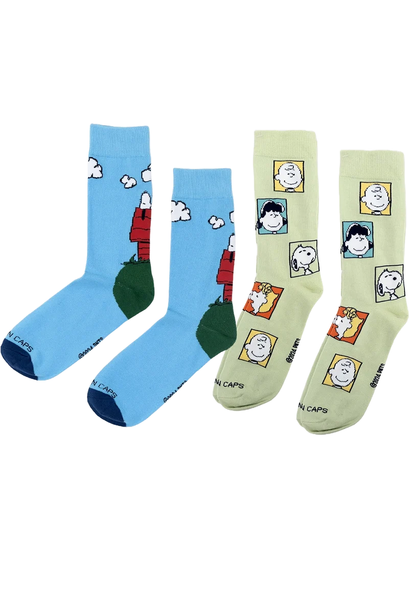 Unisex Sockenbox 'Peanuts' 2 Paar