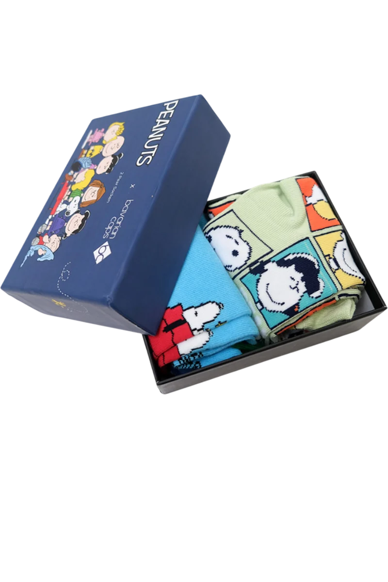 Unisex Sockenbox 'Peanuts' 2 Paar