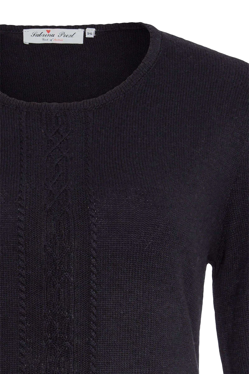 Damen Pullover mit Zopf