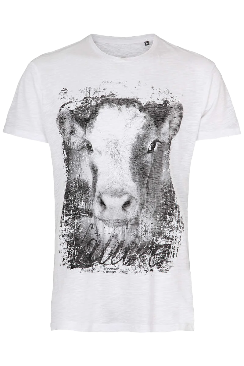Herren T-Shirt mit Kuh
