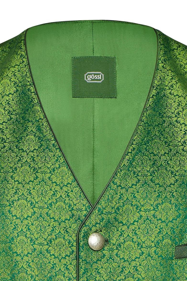 Gilet aus Seidenjacquard