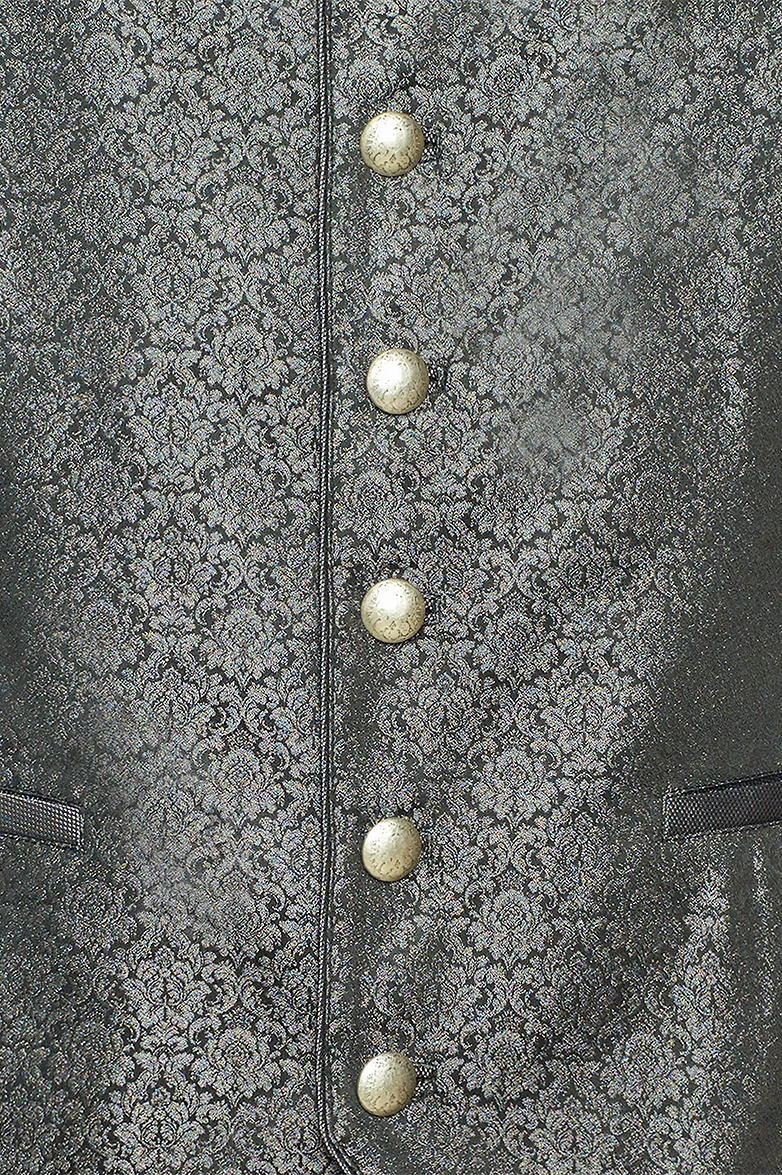 Gilet aus Seidenjacquard