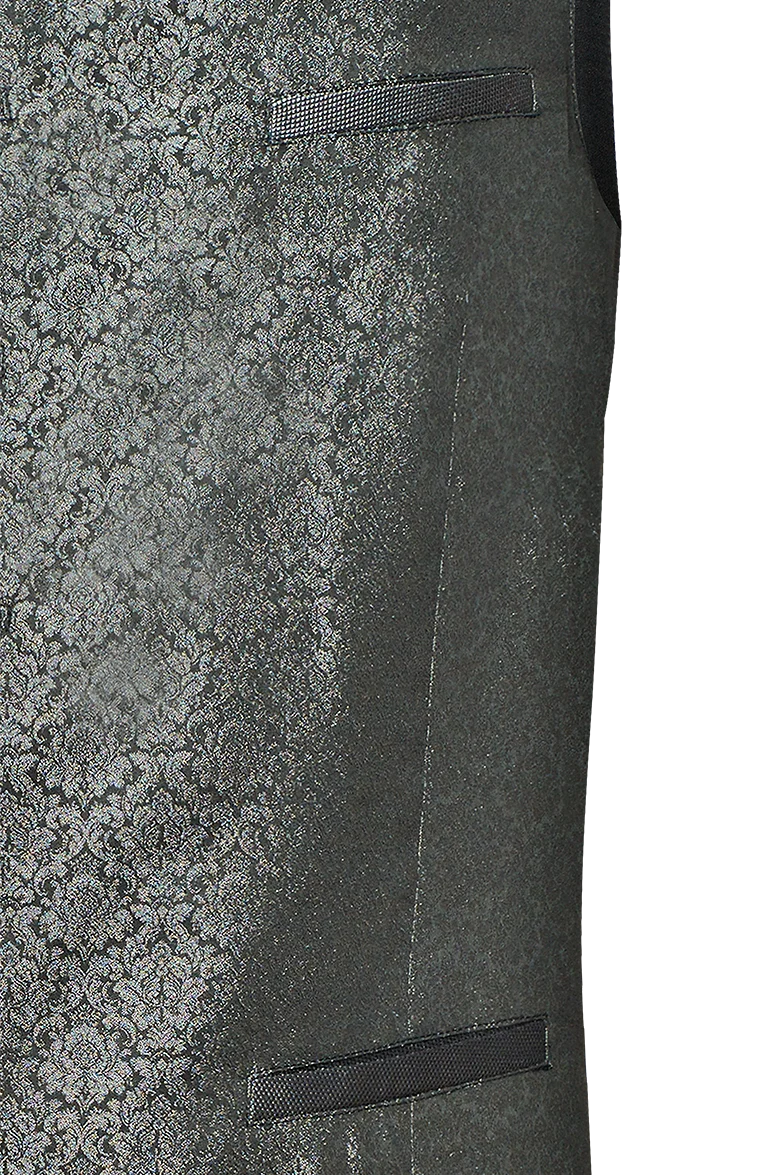 Gilet aus Seidenjacquard