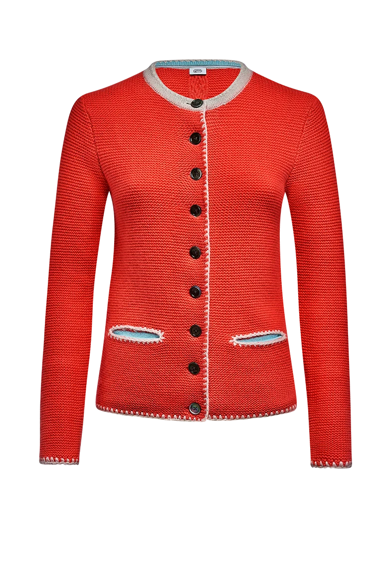 Strickjacke mit Salzburger Model