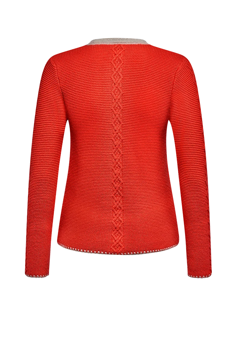 Strickjacke mit Salzburger Model
