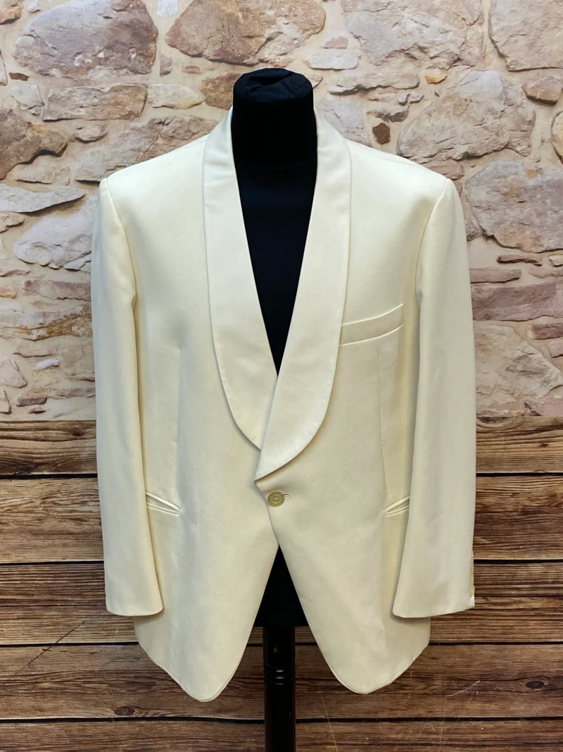 Vintage Smoking Sakko Elfenbein – Dinner Jacket Gr. 25
