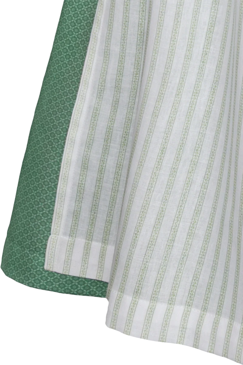 Langes Baumwolldirndl mit floralem Druck