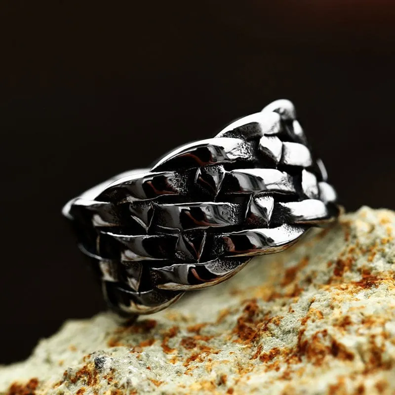 Keltischer Punk-Knotenring für Herren