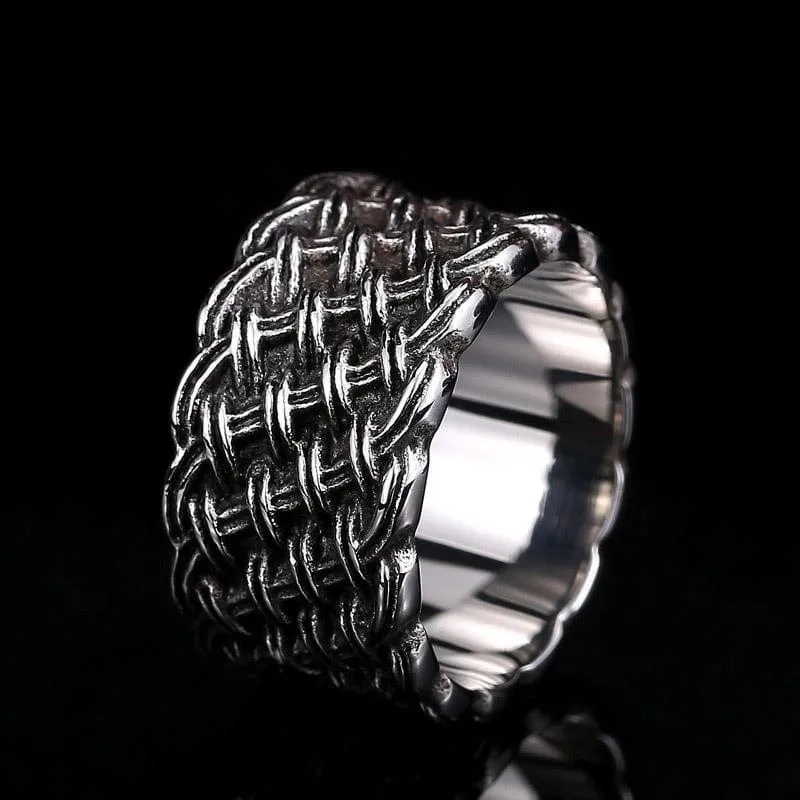 Keltischer Punk-Knotenring für Herren