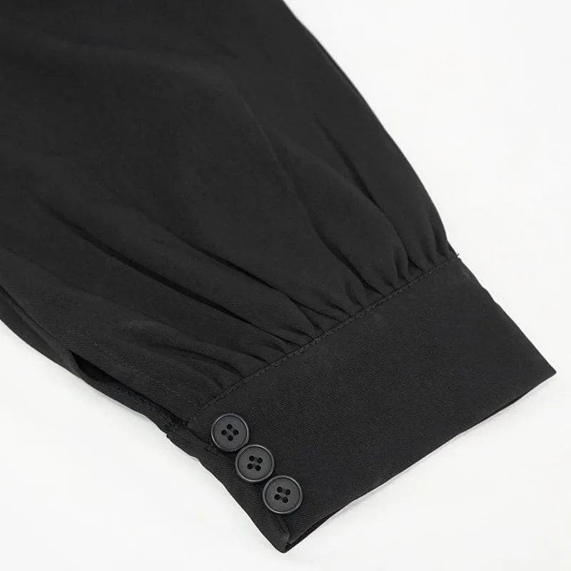 Damen Punk Strappy Big-Pocket Jogger Hose