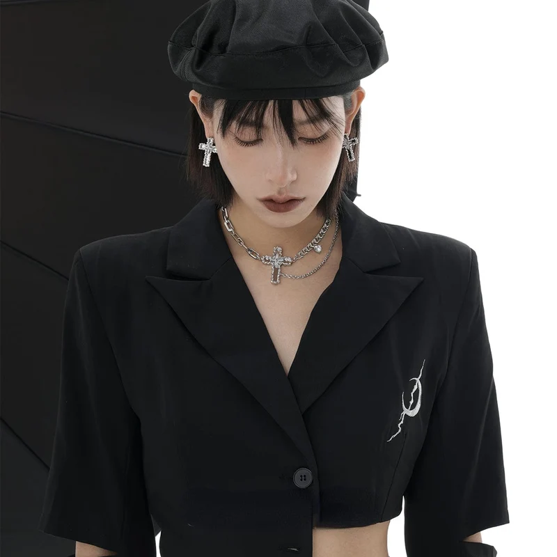 Damen-Punk-Kreuzkette