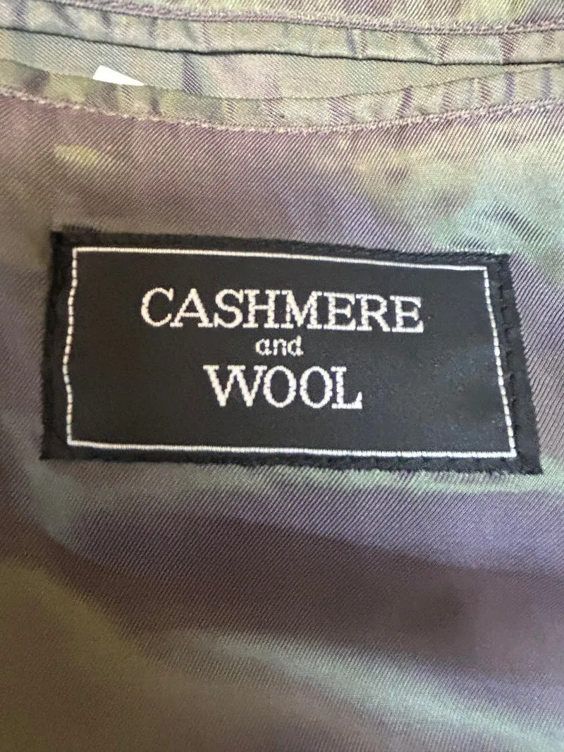 Vintage Sakko "Cashmere & Wool" kariert, Gr.102