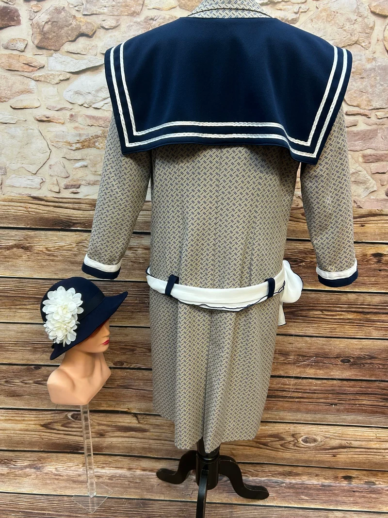 Gatsby-Sailor-Chic ★ 20er Jahre Stil, Größe 44