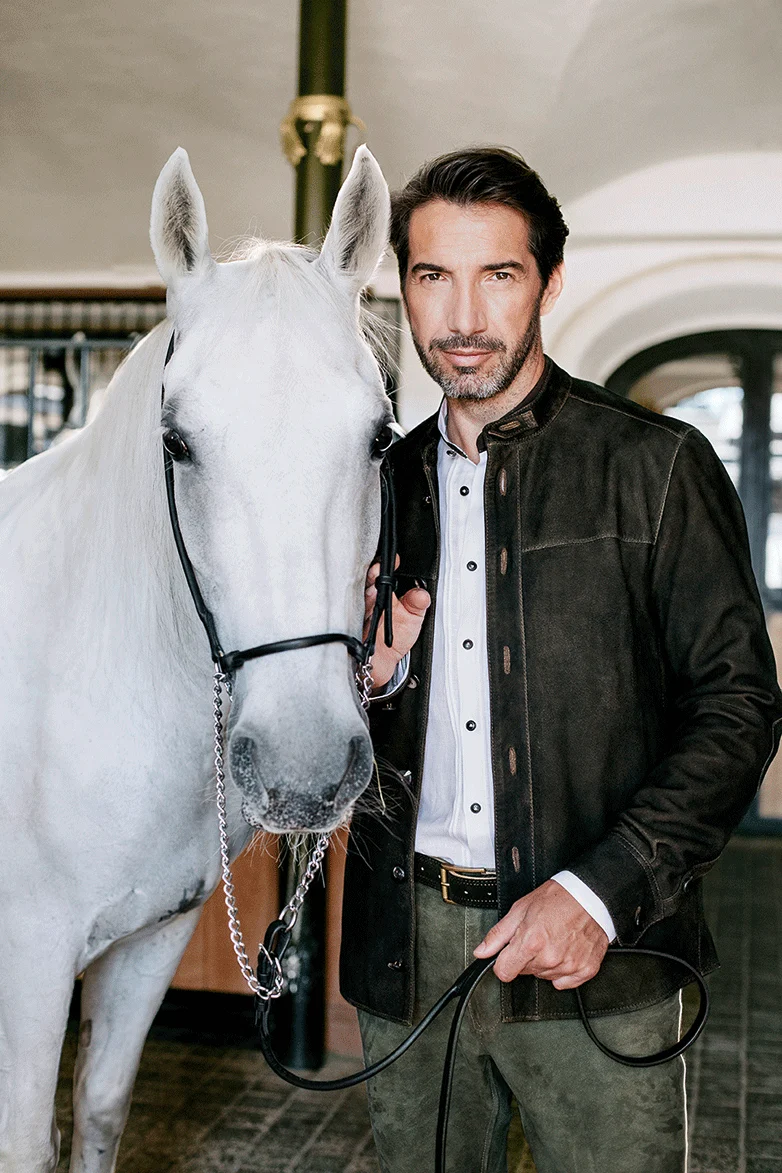 Shirtjacket in Leder