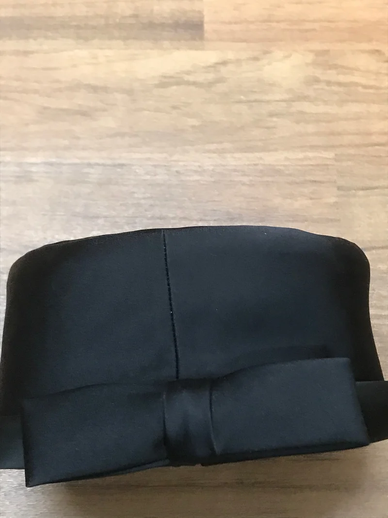 True Vintage Pillbox Hut Unikat schwarz, Onesize