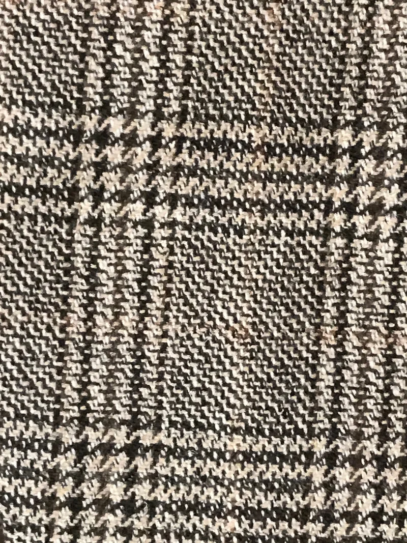 Kariertes Vintage Sakko in Braun/Beige, Größe 102