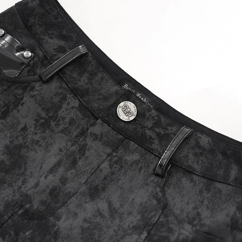 Gothic-Hose mit Cutout-Schnallen für Damen