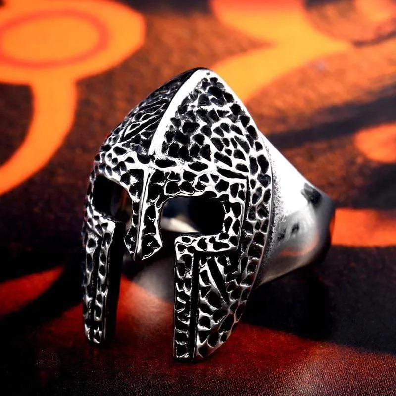 Punk-Schädel-Maskenring für Herren