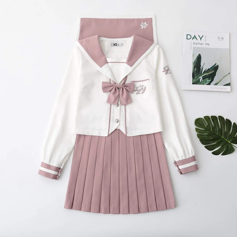 Frauen JK Uniform Japanische Highschool Uniform Studentin Sailor Suits Cosplay Kostüme