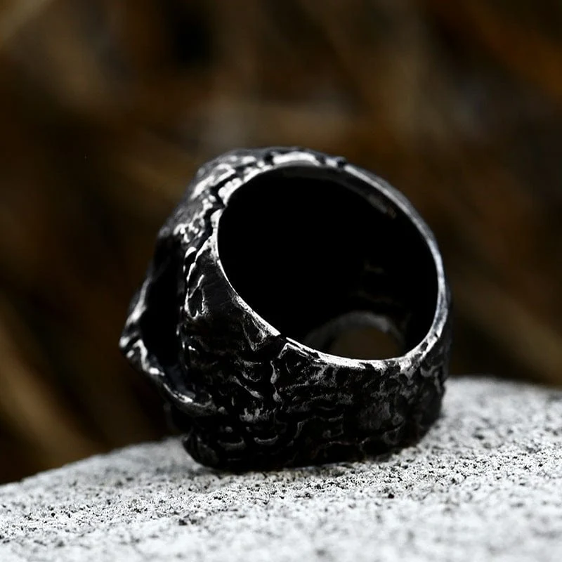 Punk-Schädelring für Herren