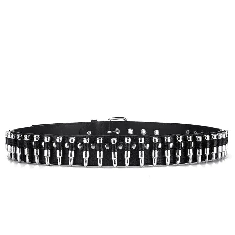 Punk Bullets Kunstledergürtel für Herren