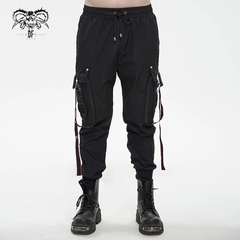 Herren Punk Cargohose Jogger