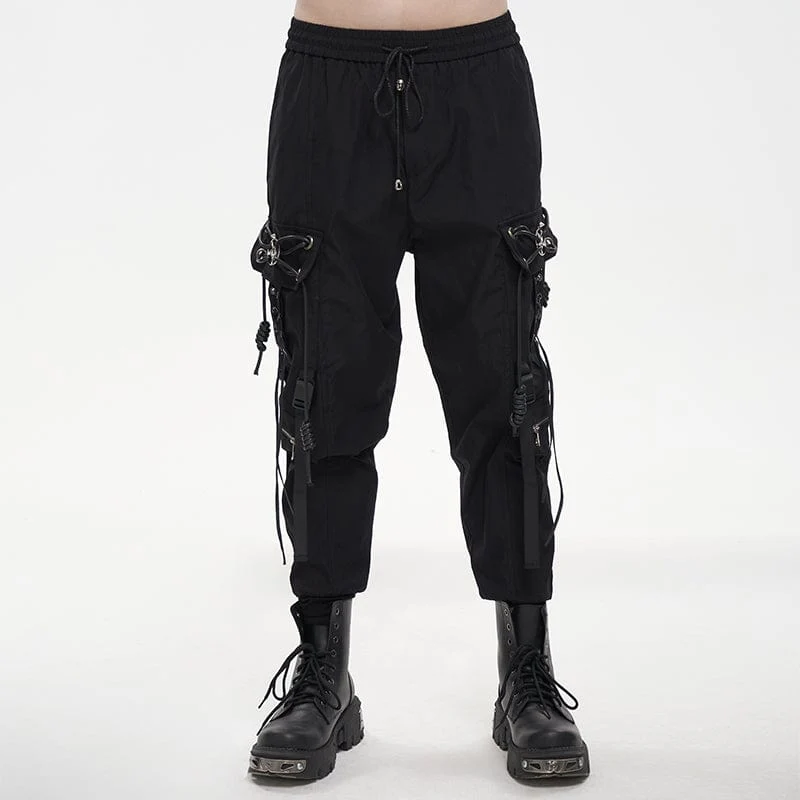 Punk-Cargohose für Herren