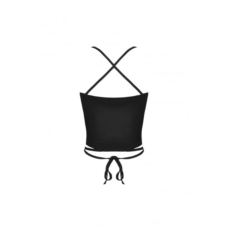 Damen-Punk-Rock-zerrissenes Neckholder-Tanktop