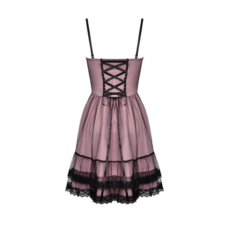 Damen Lolita Pink Mehrlagiges Unterkleid Abschlusskleid