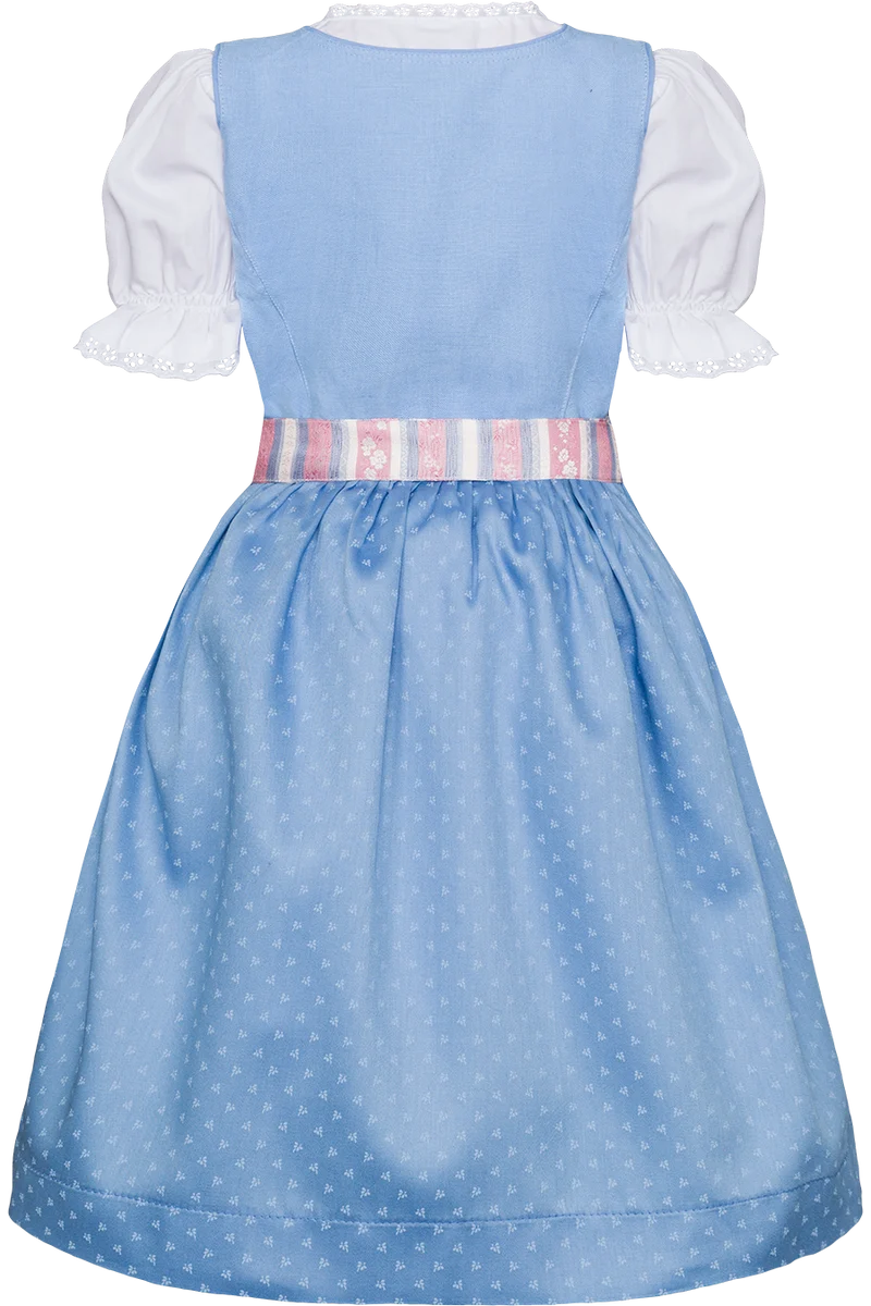 Kinder Leinen-Dirndl mit Bluse