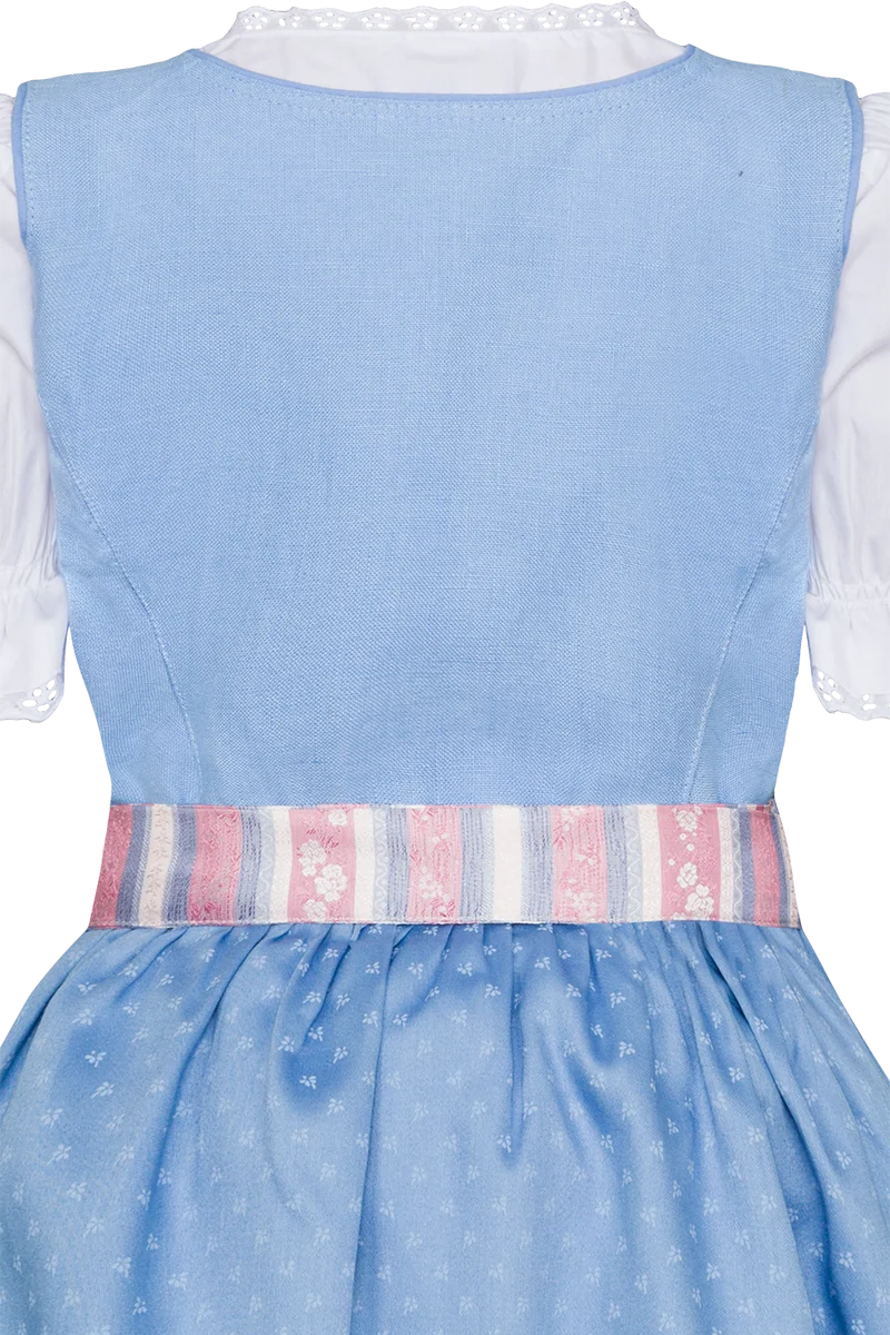 Kinder Leinen-Dirndl mit Bluse