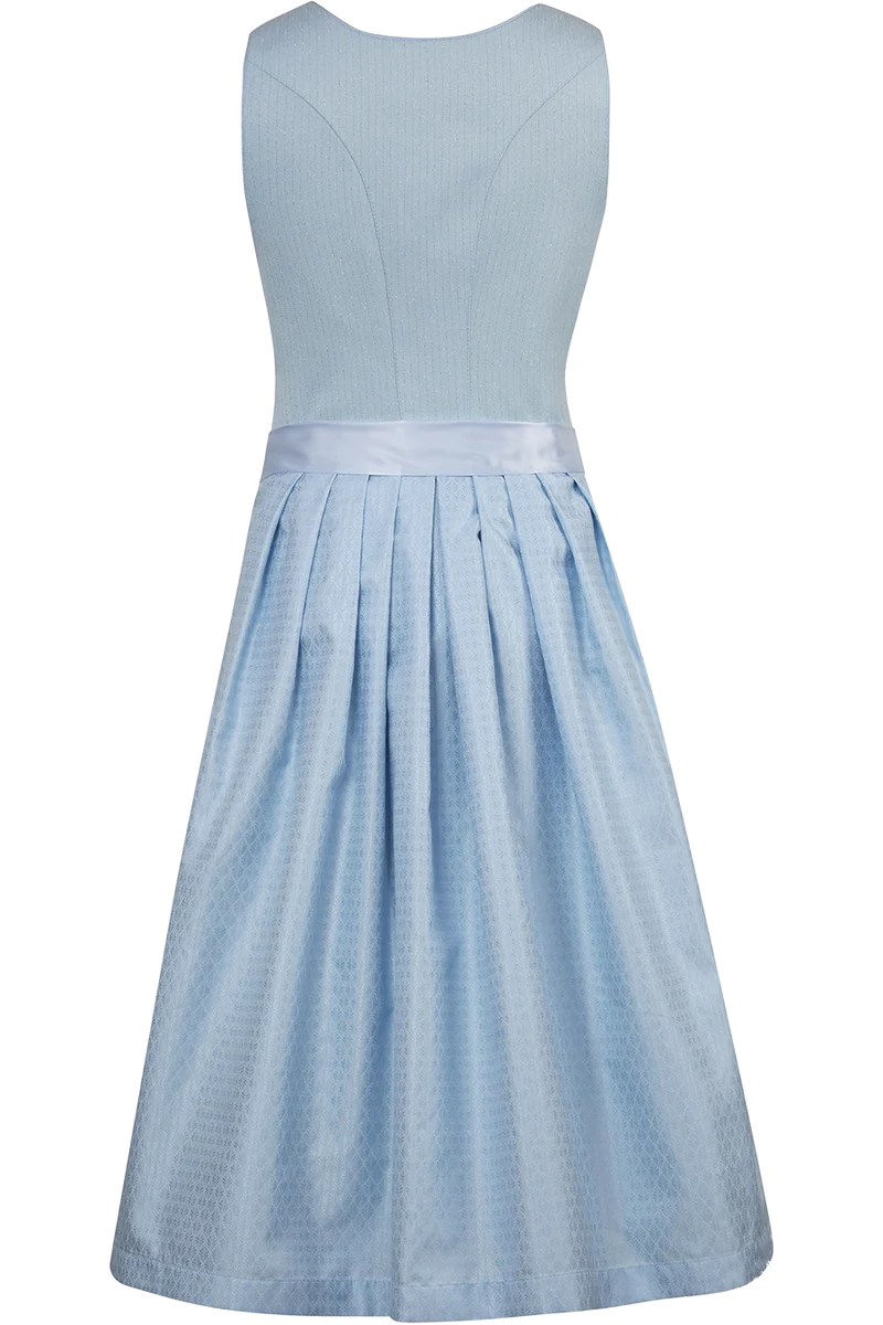 Midi-Dirndl mit glänzenden Lurexfäden