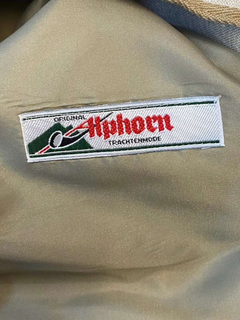 Vintage Trachtenweste Herren Althorn Gr. 52 – bestickt & klassisch
