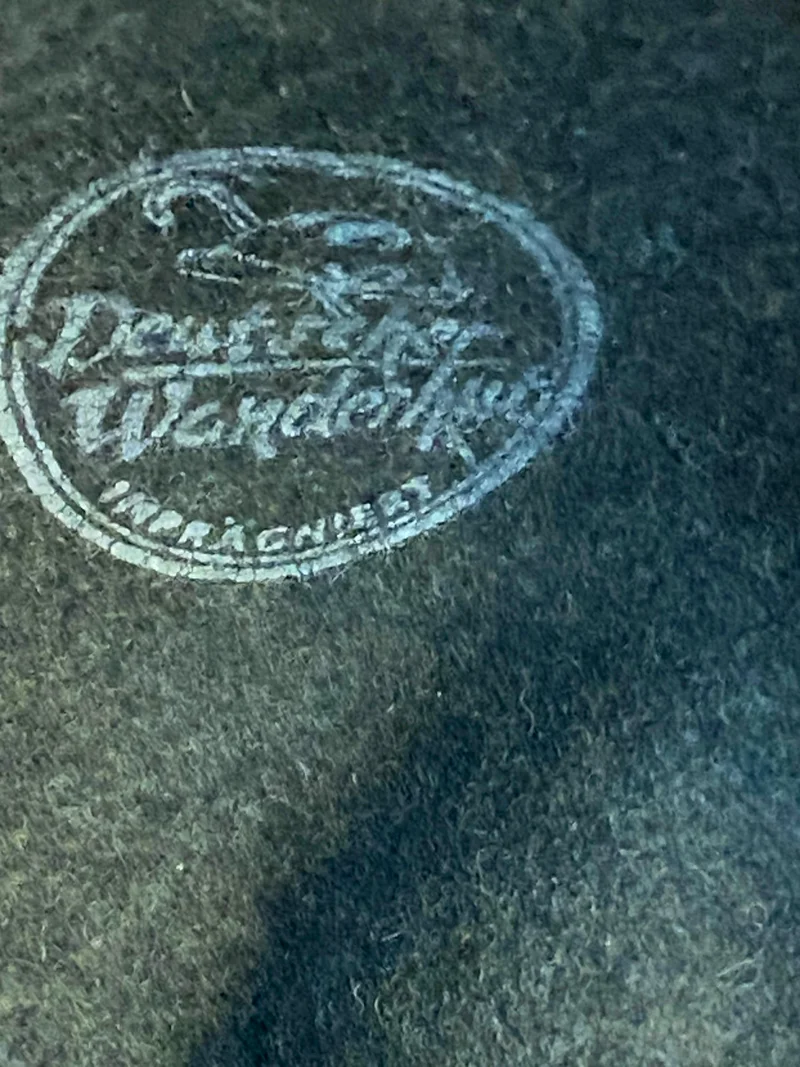 Vintage Trachtenhut Dunkelgrün Gr. 56 – Deutsche Wertarbeit Filzhut im Jagdstil