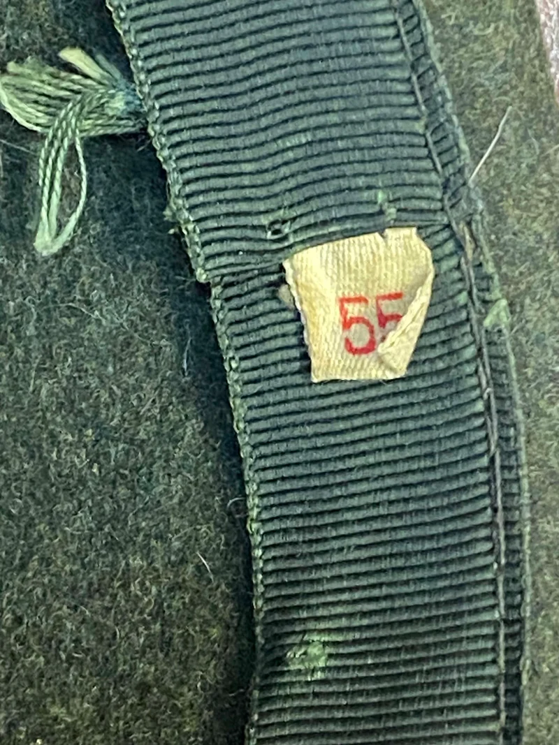 Vintage Trachtenhut Dunkelgrün Gr. 55 – klassischer Filzhut im Alpenstil