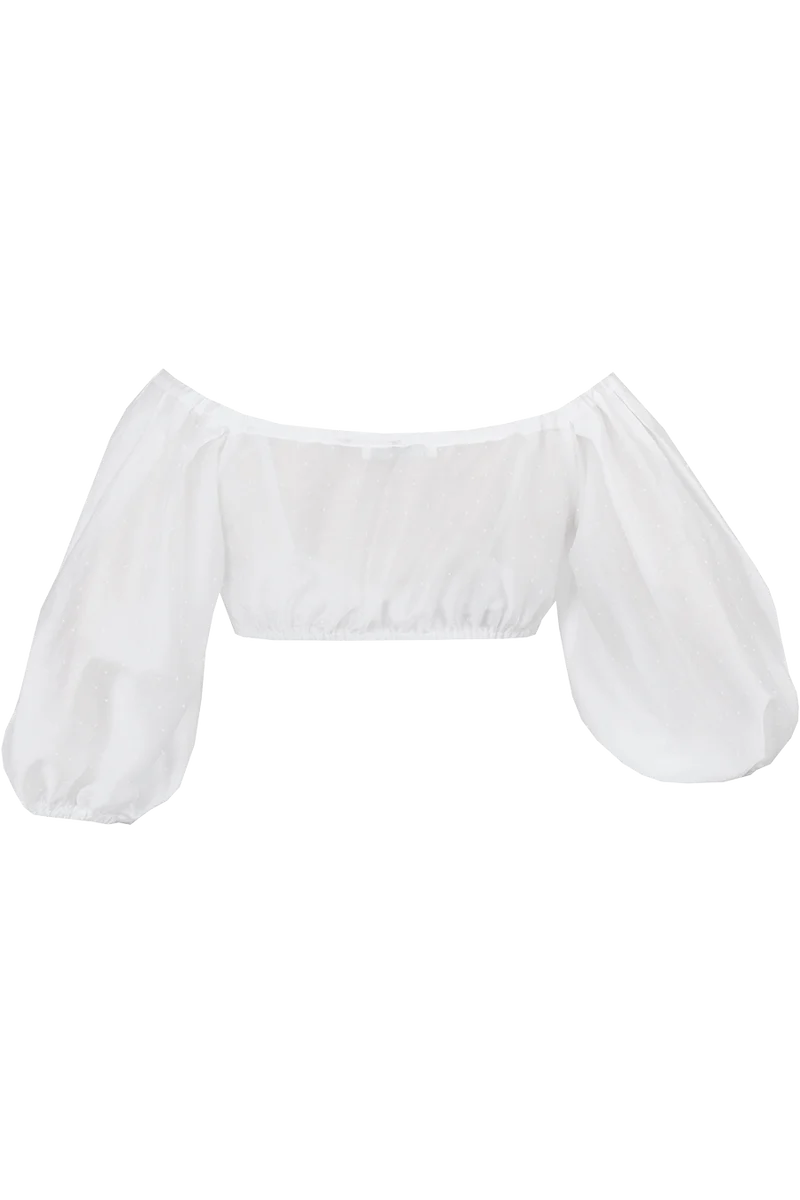 Carmen-Dirndlbluse mit Tencelanteil